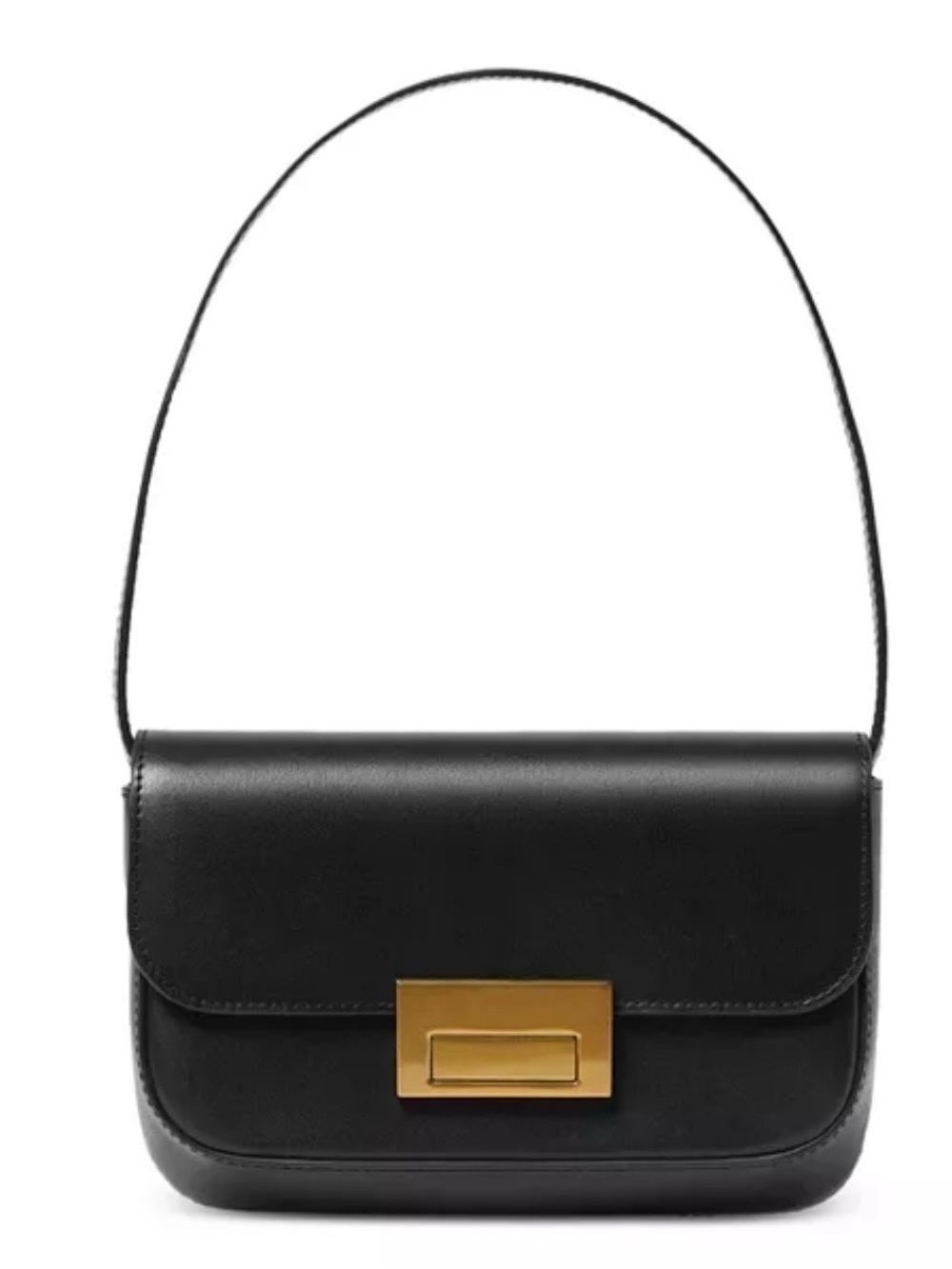 Loeffler Randall Stefania Baguette Leather Shoulder Bag
